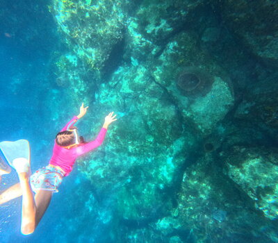 Outremer 5X rental ADDICTION anchored in Tobago Cays